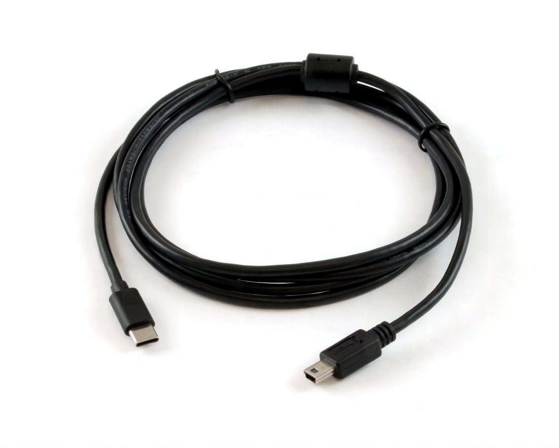USB-C to Mini-B Cable 180cm 24AWG
